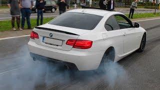 BMW E92 335d, 335i, M3, 330d, ... compilation | Sounds, Accelerations, Burnouts,...