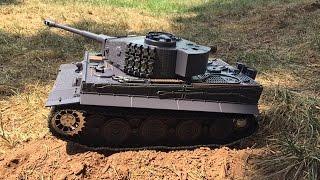 Taigen Tanks 1/16 Tiger 1 Late Version Review Footage #1