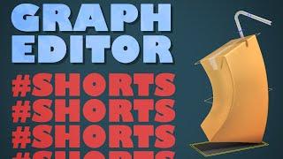 Maya Graph Editor Tutorial (in 30 seconds) #Shorts