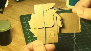 Cardboard Ratchet Mechanism One Hand Operation