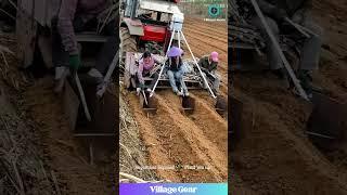 This Sugarcane Planting Contraption is SWEET!  Planting Level MAX! #sugarcane #farminglife