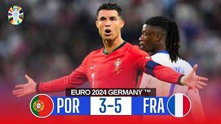 Portugal vs France 0 (3) - 0 (5) - All Goals & Highlights & Penalty Shootout - Euro 2024