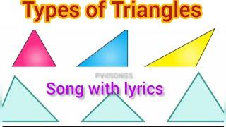 త్రిభుజాల రకాలు || #maths #triangles #song || @PVVSongs