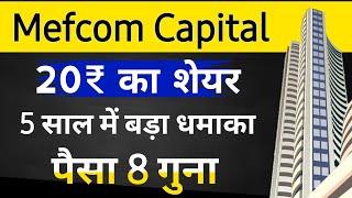 Mefcom Capital Market Ltd Share News | Mefcom Capital Share News | Stock Market