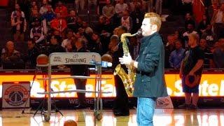 National Anthem and Behind the Scenes at Verizon Center - Dave Tauler