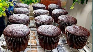 Chocolate Cupcakes | Perfect Recipe For 12 Cupcakes | Moist chocolate Cupcakes