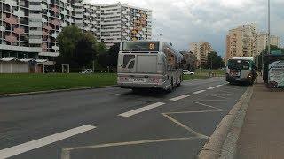 Lignes de bus strav O1 l heuliez gx 327 [hd]