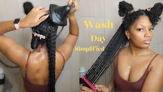 MY WASH DAY ROUTINE | LOW MAINTENANCE | SIMPLE | MOCURLSSS