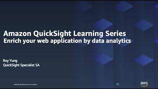 Build metrics for your web application using QuickSight: 2023 Amazon QuickSight Learning Series