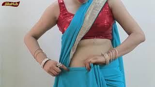 Learn How to Mix & Match Wear Saree in 2 Mints | step by Step Sari Blouse Draping Method