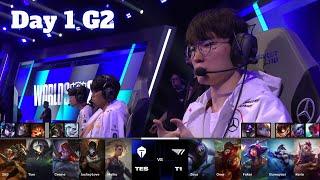 TES vs T1 | Day 1 LoL Worlds 2024 Swiss Stage | Top Esports vs T1 full