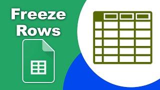 How to freeze rows quickly in google spreadsheets