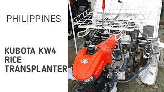 KUBOTA KW4 RICE TRANSPLANTER