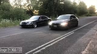 E55 AMG vs M3 and Stage 2 335i