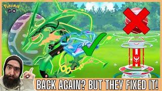 Mega Rayquaza Returns Again? BUT THIS TIME NIANTIC FIXED IT! #pokemongo #pokemon #rayquaza