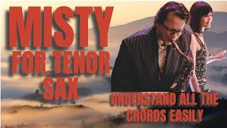 How to improvise over Misty on tenor saxophone