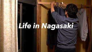 Everyday life in an old house in Nagasaki, Japan / The fried horse mackerel was delicious.