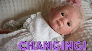 CHANGING REBORN BABY LIVIANA!