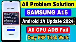 Without PC 2024:- Samsung A15 FRP Bypass 2024 Android 14 Update || TalkBack Not Working