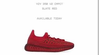 FIRST LOOK! adidas YEEZY 350 V2 CMPCT “Slate Red” Release Date