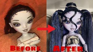 RESTYLING SHADOW HIGH SERIES 2 GLITCH DOLL | TIPS AND TRICKS ON STYLING DOLL HAIR! IN-DEPTH