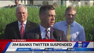 Congressman Jim Banks' Twitter account suspended over transgender post