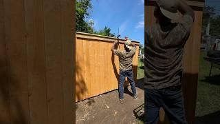 Building a Fence completely for FREE. #BatonRouge