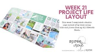 Week 21 2022 Project Life Layout Process