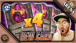 I drafted the FOUR Creatures of Madness! - Hearthstone Arena