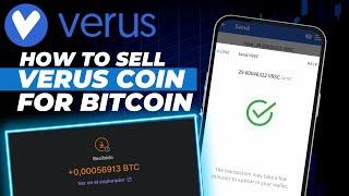  How to Sell Verus Coin (#VRSC) for Bitcoin (#BTC): Step-by-Step Beginner's Guide ⏱️