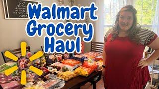 WEEKLY WALMART GROCERY HAUL with prices