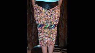 Rainbow Loom SuperLoom skirt