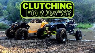 Clutching for 35's? | SXSUSA P Clutch install and MO POWA!!! #canam #sxs #utv