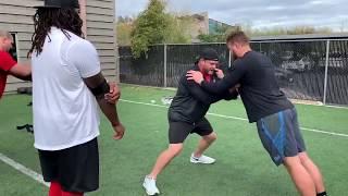 Scott Peters Advanced Leverage training for players entering the NFL Combine