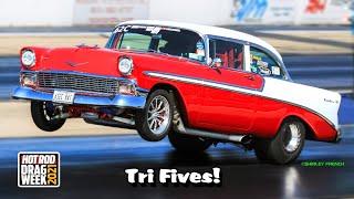 TRI FIVE CHEVYS! '21 HOT ROD DRAGWEEK! UNLIMITED! PRO STREET! GASSERS! TOP STARS! BYRON DRAGWAY!