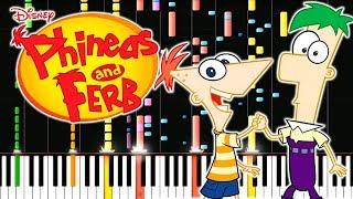 Crazy Piano! PHINEAS AND FERB THEME