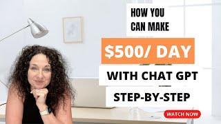 How To Make Money Online With Chat GPT Step By Step