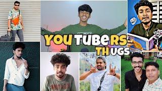 Malayalam youtubers thugs| Mallu thugs |Non-stop counters