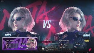 [Tekken8] VS 뷰티풀로제(니나) beautiful rosie(Nina) 20240321