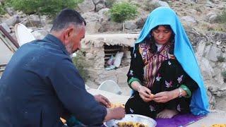 Rural life in Afghanistan | Village life in Jaghori | Apricot fruit collection season