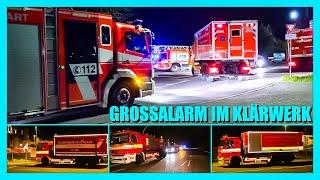  Großalarm im Klärwerk Mühlhausen - Gefahrstoffeinsatz für Feuerwehr Stuttgart wegen Natronlauge