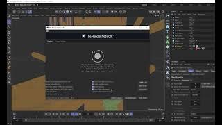 Using the Render Network Cinema 4D Wizard for Redshift