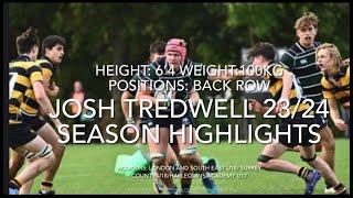 Josh Tredwell 23/24 Rugby Highlights U18