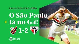 SÃO PAULO VENCE O ATHLETICO NA LIGGA ARENA E VAI PRO G4 NO CAMPEONATO BRASILEIRO 2024!