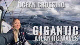 BIG WAVES CROSSING THE NORTH ATLANTIC | Putting our Production Sailboat to the Test - Ep 99