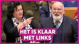 Van der Plas zet Timmermans genadeloos op z'n plek