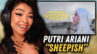 WHAT AN ANGEL! | Putri Ariani - "Sheepish" (Official Music Video) | REACTION