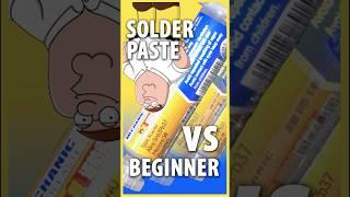 How to solder SMD with solder paste for the first time #soldering #solderpaste #hotair #repair