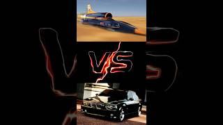 Bloodhound SSC VS BMW E39 thrust ssc vs bloodhoun #cgl2023  ssc vs thrus..#sorts  #ssc #bloodhound