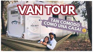 VAN TOUR  - CÓMODO como una casa, pero SOBRE RUEDAS!  #vantour  #motorhome  #autocaravana